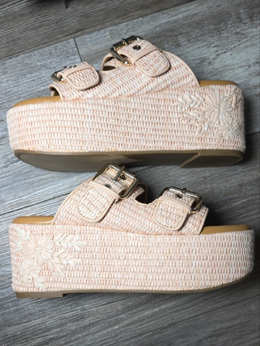 Marc Fisher LTD Poppy Platform Slide Sandal in Light Pink Size 7.5 *NWT - Picture 3 of 10